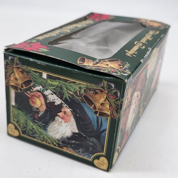 Old World Christmas Blue Seahorse Ornament Glass Blown Hand-Painted Box - Picture 14 of 16